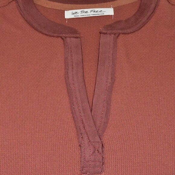 Free People We The Free Mikah Layering Cuff Long Sleeve Top Shirt Size S - Picture 10 of 15